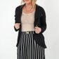 Rae Mode Striped Hi Waist Wide Leg Long Pants