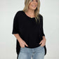 Zenana "Modish Comfort" Rayon Oversized Front Pocket Top