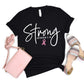 PREORDER: Strong V-Neck Tee In Black