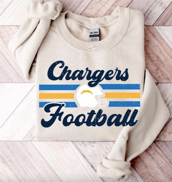 Retro Print Football Shirt/Sweatshirt