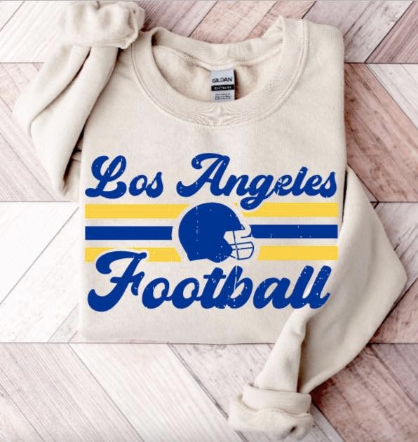 Retro Print Football Shirt/Sweatshirt