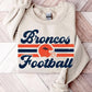 Retro Print Football Shirt/Sweatshirt