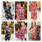 PREORDER: Matching Tiered Floral Dress in Berry