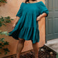 Teal Tiers Dress