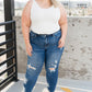 Judy Blue Vintage Indigo Cropped Skinny Jeans