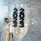 Black Rainbow Glitter 2023 Drop Dangles