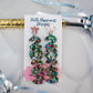 Party Confetti Chunky Glitter 2023 Drop Dangles