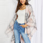 Punch of Plaid Lightweight Poncho