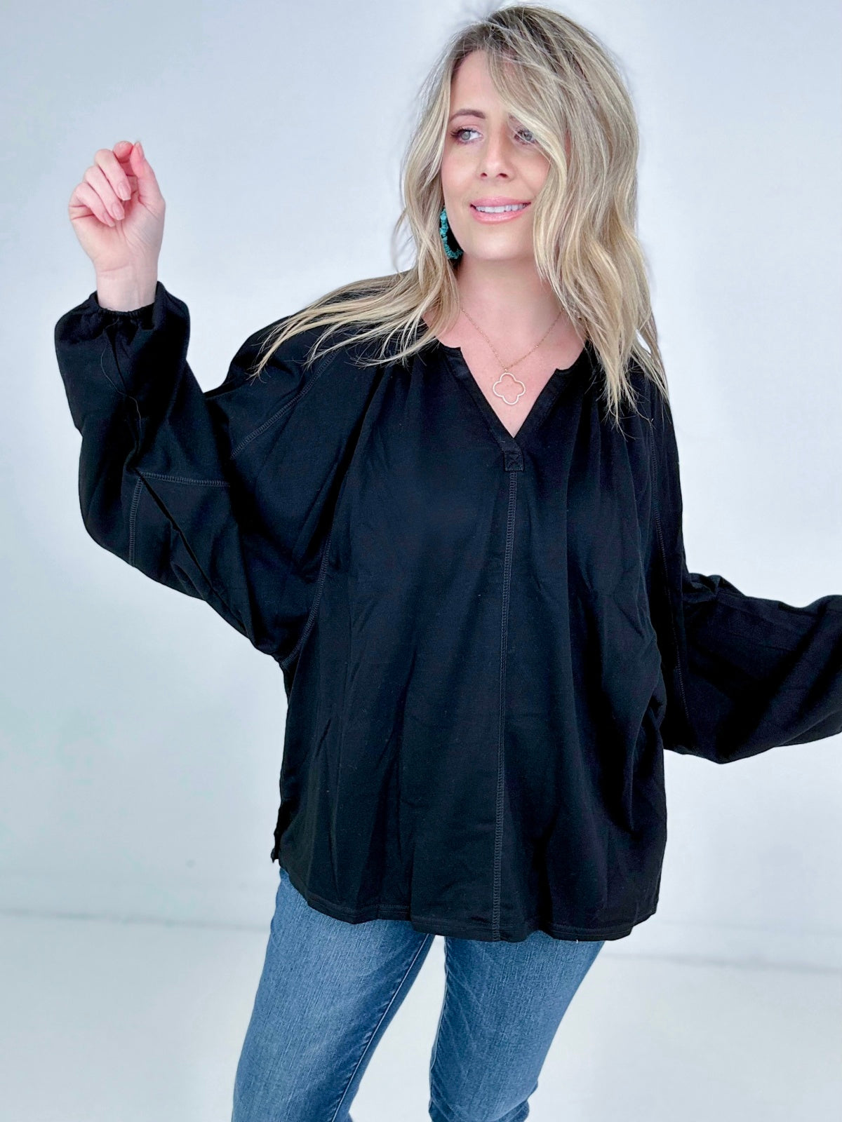 About That Dolman Sleeve Top