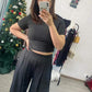 PREORDER: Full Length Cropped Lounge Set in Four Colors