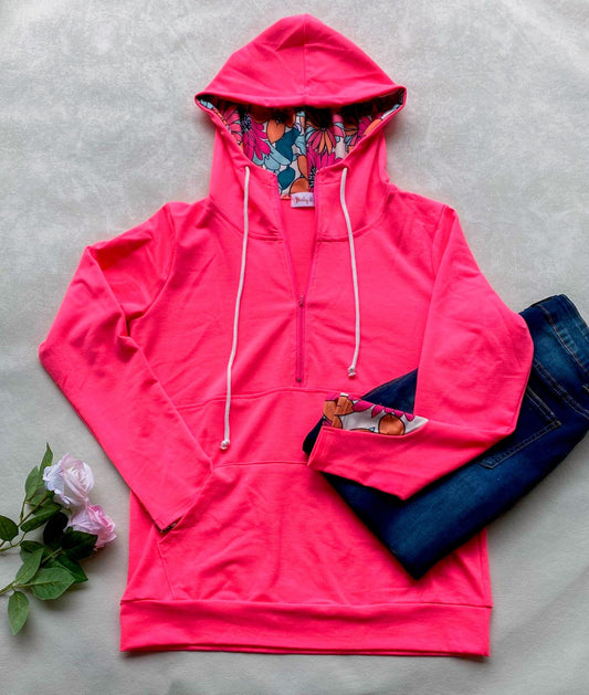 PREORDER: Audre Half Zip Hoodie in Three Colors