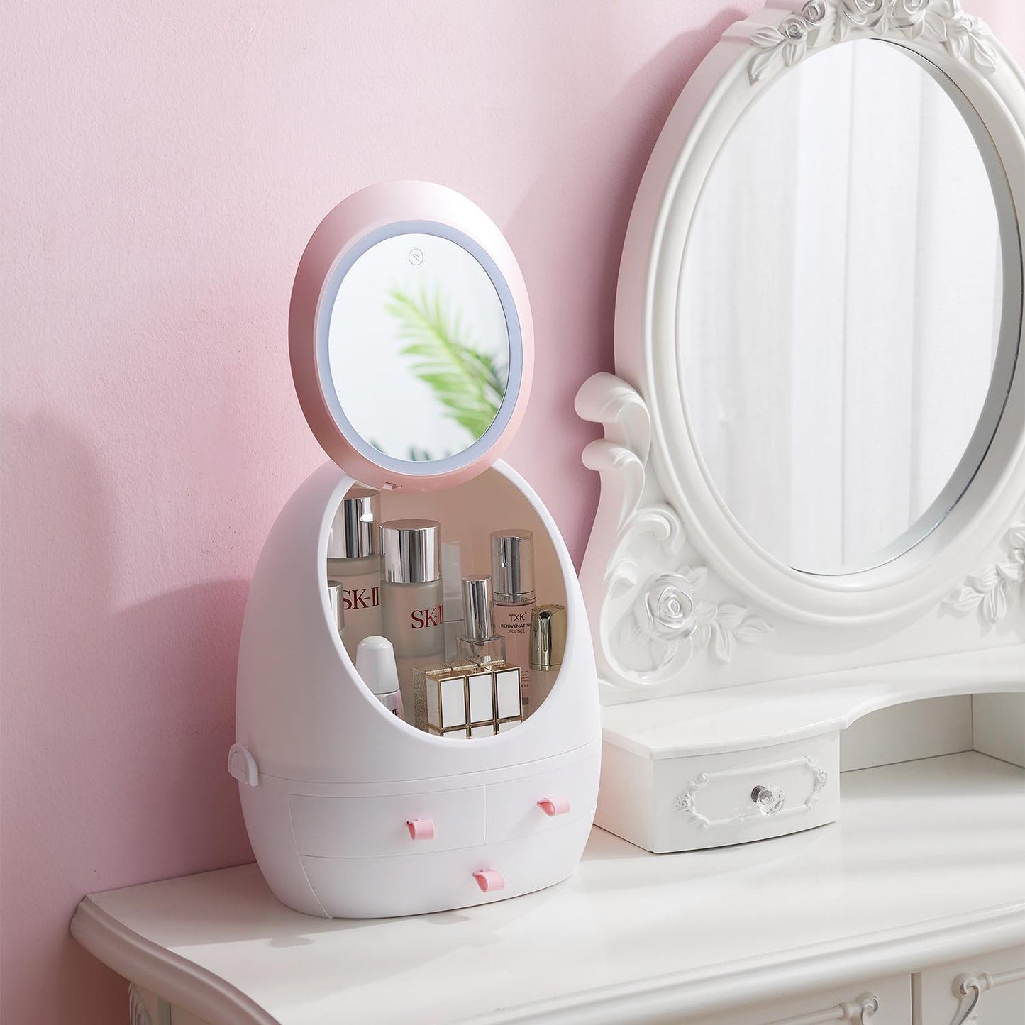 PREORDER: Parker Beauty Storage in Pink
