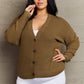 Everyday Favorite V-Neck Cardigan in Olive