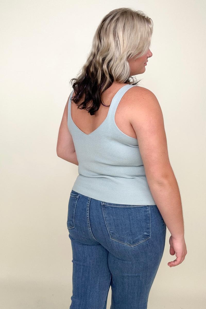 Lovely Ribbed Sweater Tank