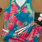 PREORDER: Sleeveless Pajamas in Tropical Leaf