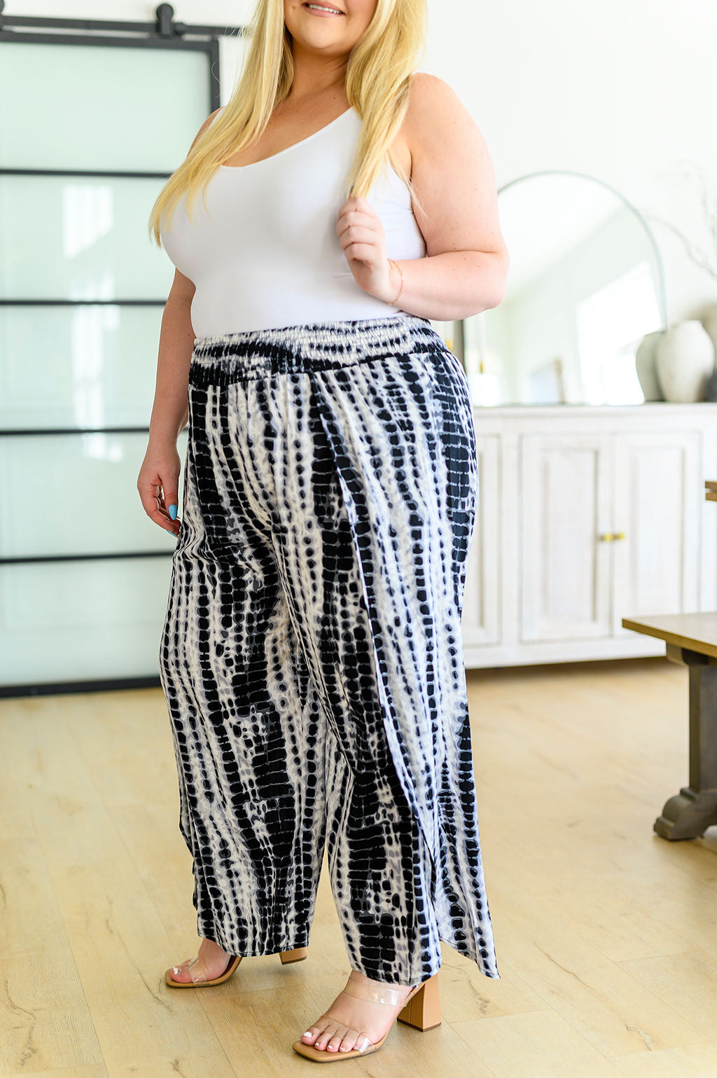 PREORDER: Smocked Tulip Hem Pants in Assorted Prints