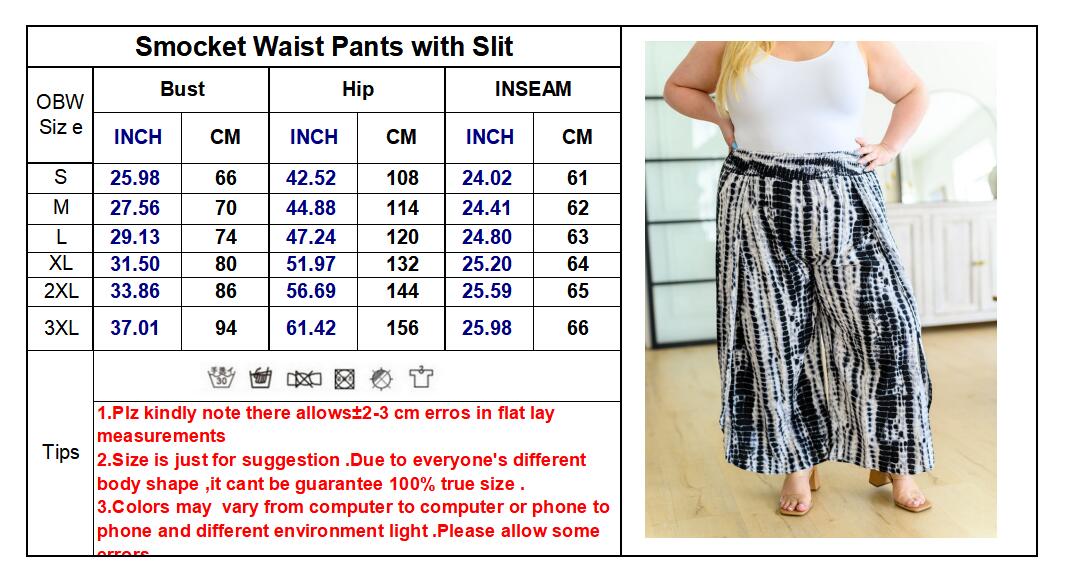 PREORDER: Smocked Tulip Hem Pants in Assorted Prints