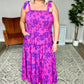 PREORDER: Tiered Floral Maxi Dress in Two Colors