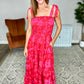 PREORDER: Tiered Floral Maxi Dress in Two Colors