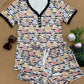 PREORDER: Short Sleeve Pajama Set in Assorted Prints