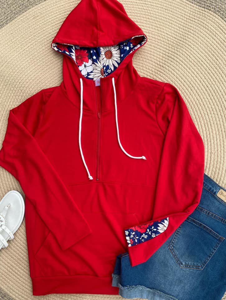 PREORDER: Audre Half Zip Hoodie in Six Colors