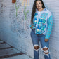 Davi & Dani Pladi Button Down Long Sleeve Shirt