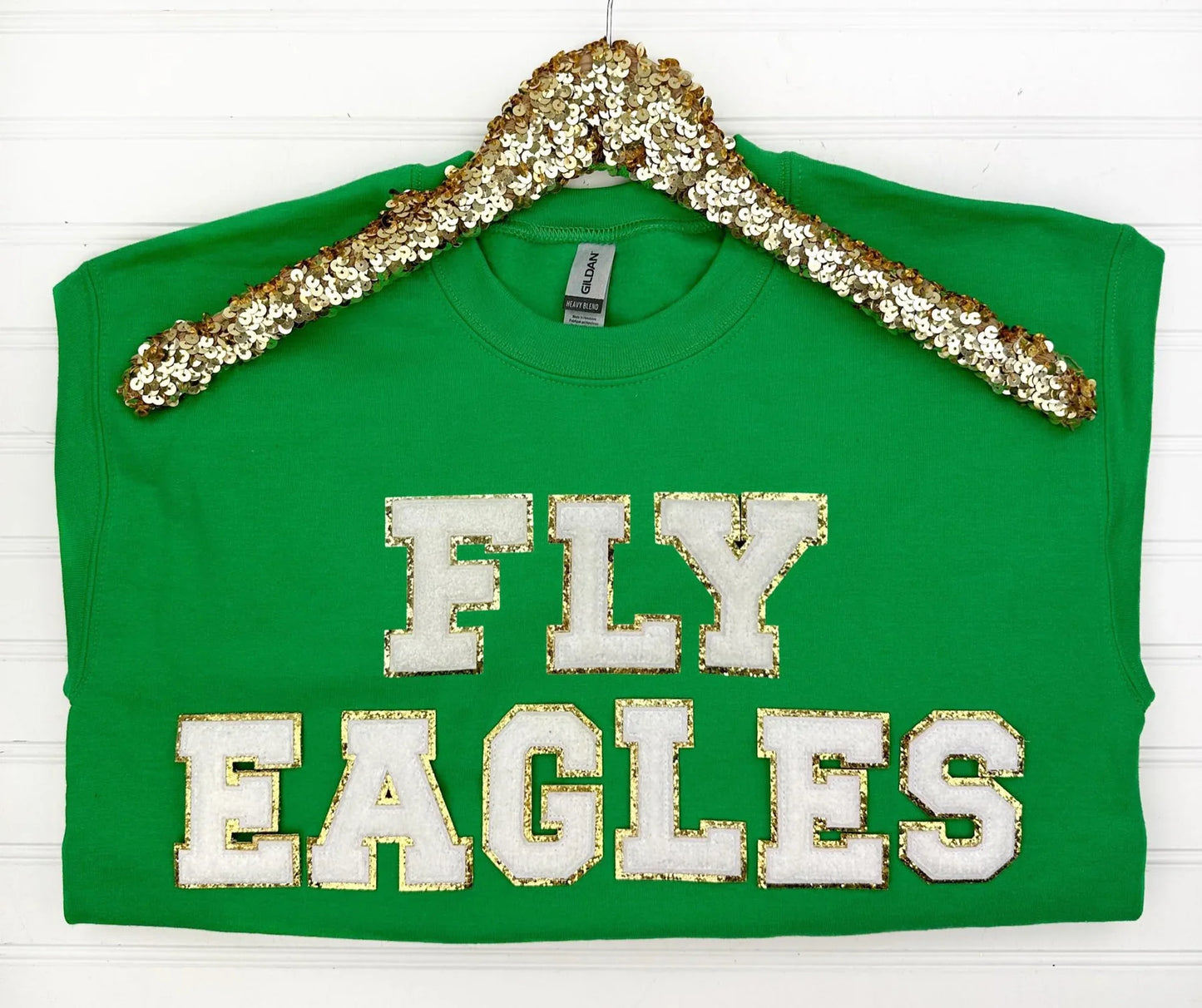 PREORDER: Patch Sweatshirt in Green/White