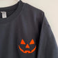PREORDER: Jack O' Lantern Embroidered Sweatshirt in Two Colors