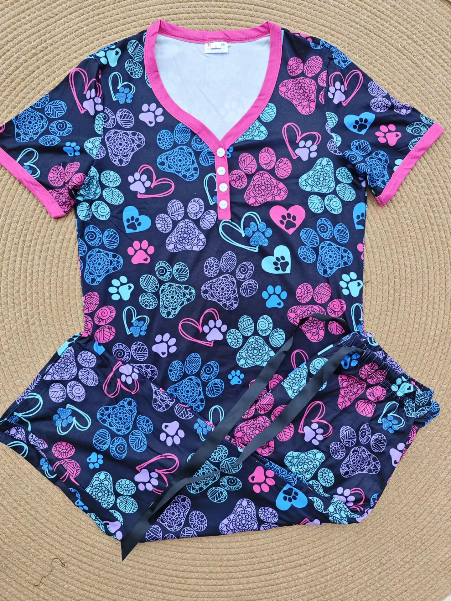PREORDER: Short Sleeve Capri Pajama Set in Assorted Prints