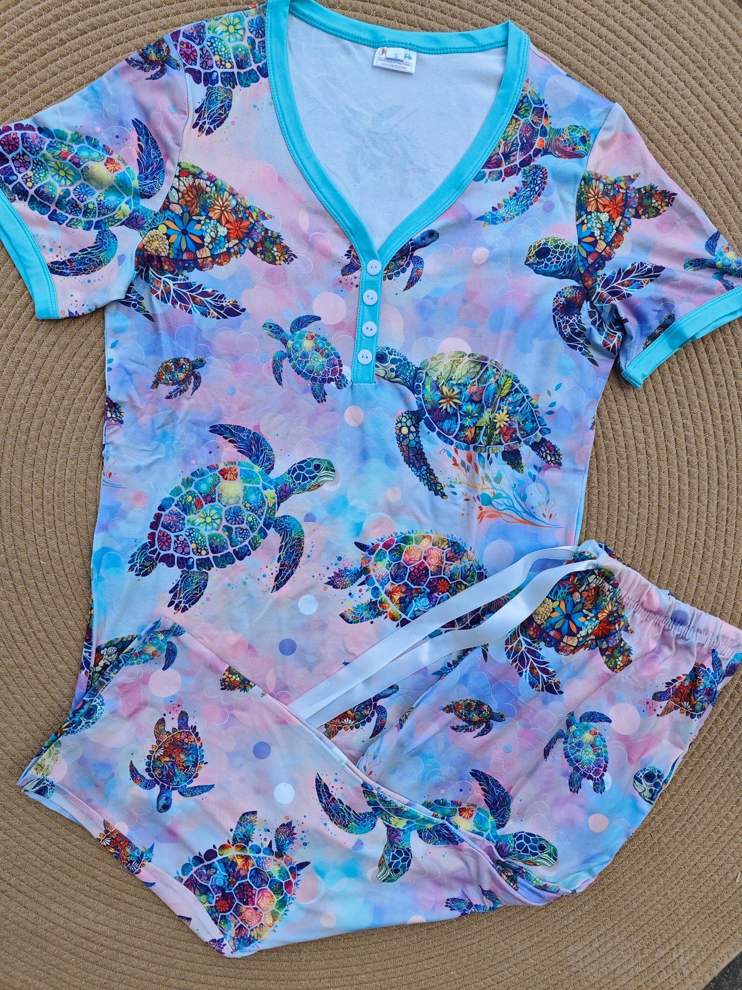 PREORDER: Short Sleeve Capri Pajama Set in Assorted Prints
