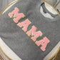 PREORDER: Mama Chenille Patch Sweatshirt in Two Colors