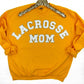 PREORDER: Lacrosse Mom Chenille Patch Sweatshirt