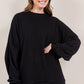 PREORDER: Ribbed Pullover in Four Colors
