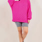 PREORDER: Ribbed Pullover in Four Colors