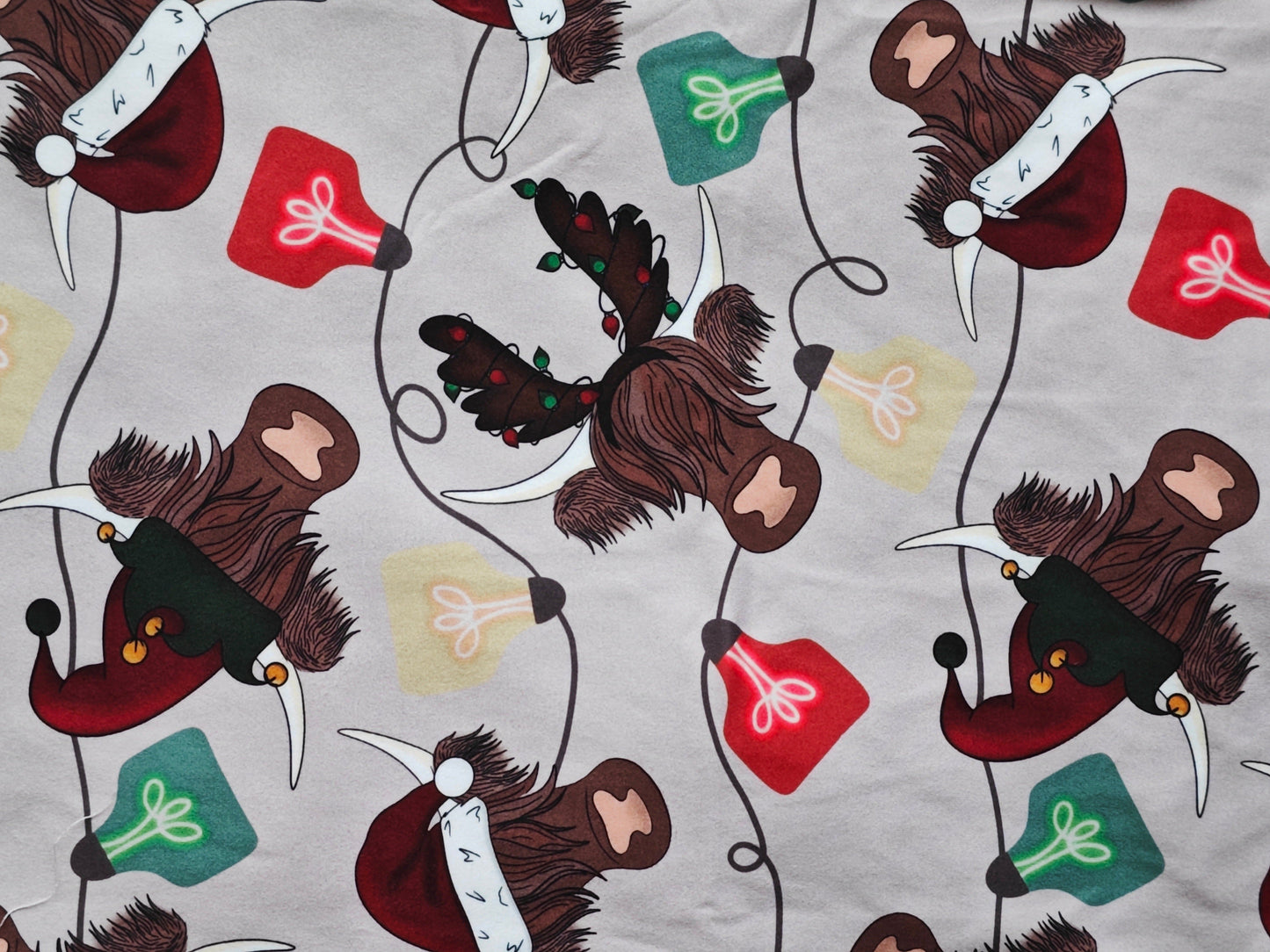 PREORDER: Matching Family Christmas Pajamas in Highland Cow