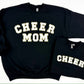 PREORDER: Cheer Mom + Mini Chenille Patch Sweatshirt