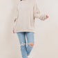 PREORDER: Ribbed Pullover in Four Colors