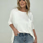 Zenana "Modish Comfort" Rayon Oversized Front Pocket Top