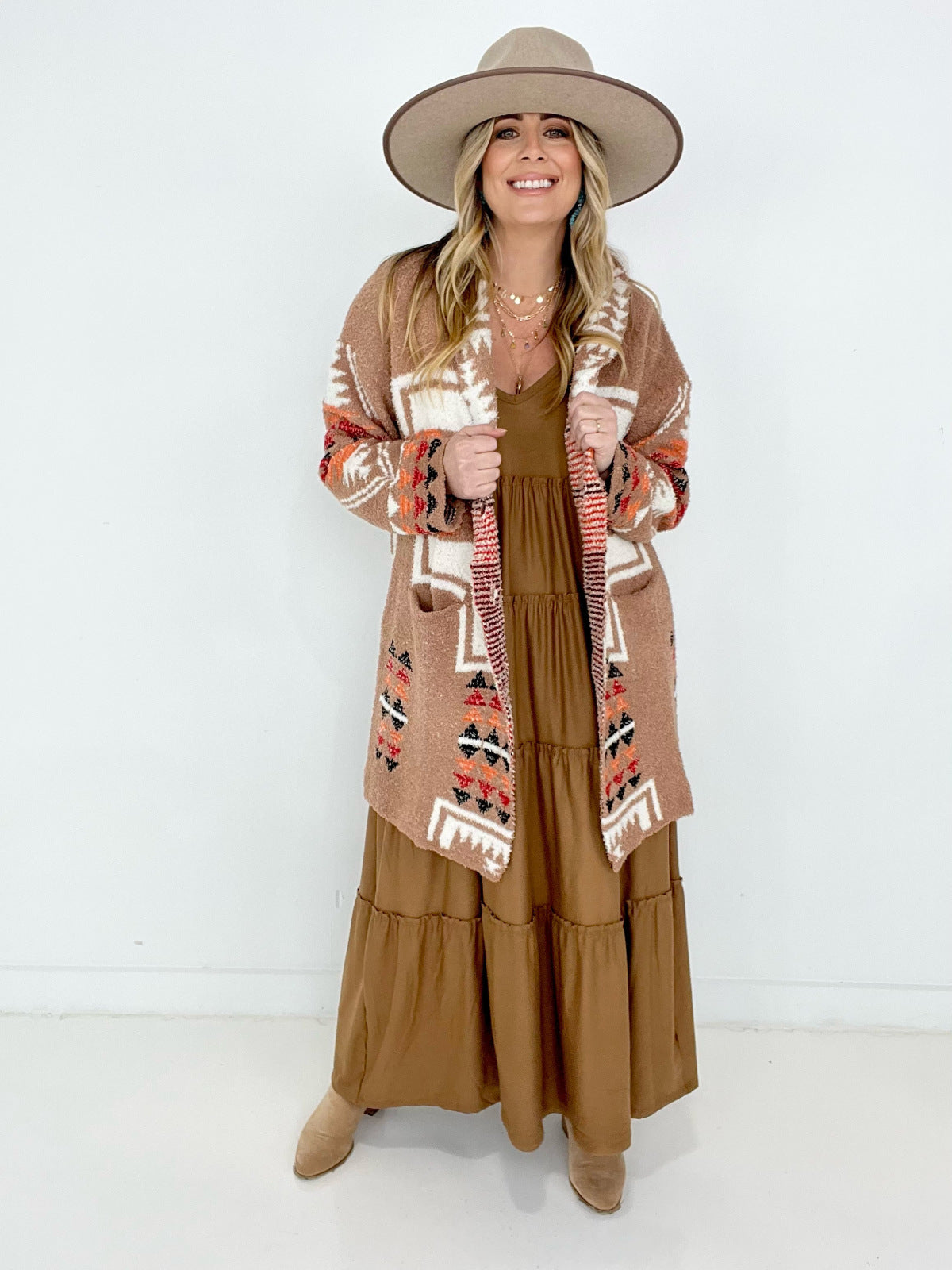 Romance At Sunset Tiered Maxi Dress - Multiple Colors