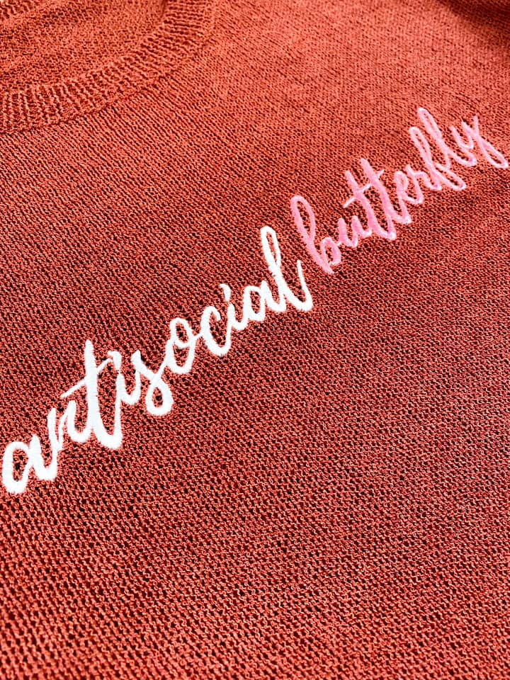 PREORDER: Antisocial Knitted Crewneck (Ships Early Oct.)
