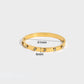 Zirconia Inlay Hinged Bangle Bracelet (With Box)