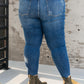 Judy Blue Vintage Indigo Cropped Skinny Jeans