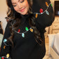 PREORDER: Noel Sequin Bell Sleeve Sweater