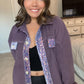 PREORDER: Bella Sequin Suede Shacket In Two Colors