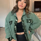 PREORDER: Bella Sequin Suede Shacket In Two Colors