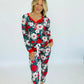 PREORDER: Long Sleeve Holiday Pajamas in Assorted Prints