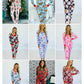 PREORDER: Long Sleeve Holiday Pajamas In Assorted Prints