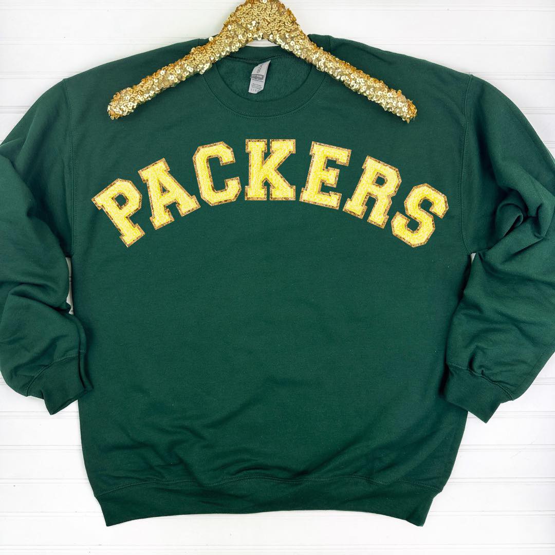 PREORDER: Patch Sweatshirt in Green/Yellow