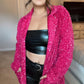PREORDER: Oversized Sequin Blazer In Two Colors