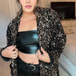 PREORDER: Oversized Sequin Blazer In Two Colors